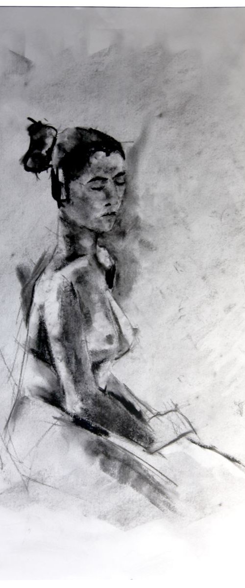 Seated Nude #2 by Paul West