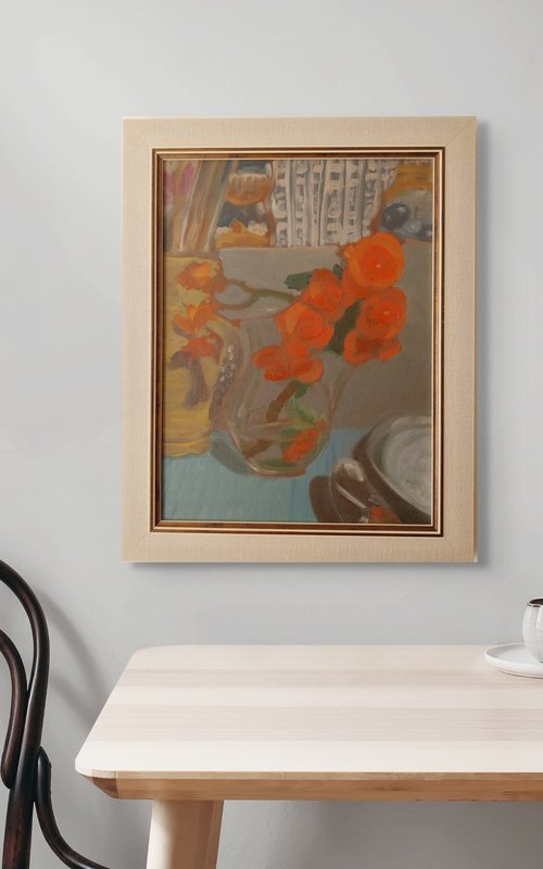 Red Begonias by MADALINA GAVRILA