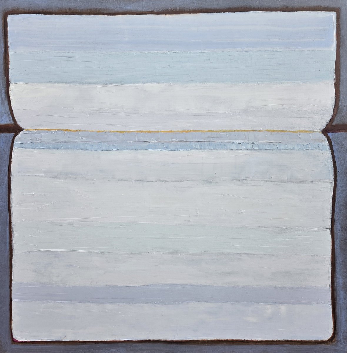 Geometric Oil Painting , Peaceful Painting By Stacy Neasham, 30 X 30, Artwork For Sale On Artfinder