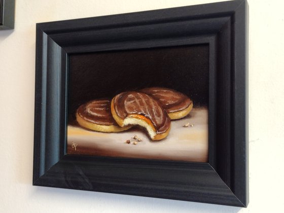 Jaffa cakes still life