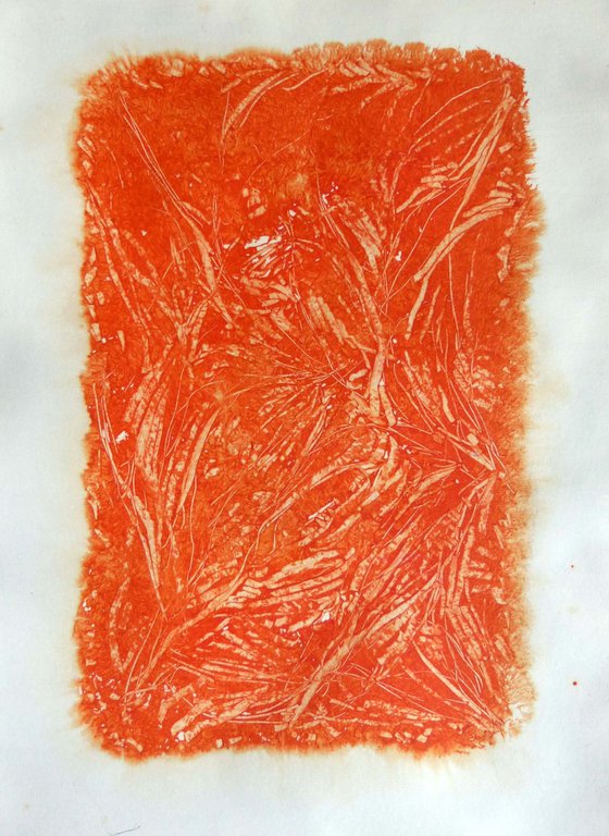 The Orange Abstract, 29x41 cm - ESA7