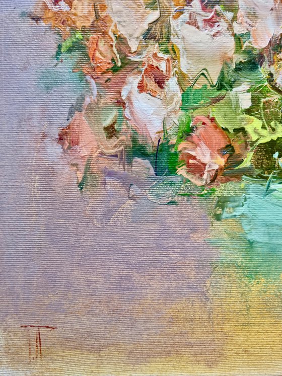 Creme roses