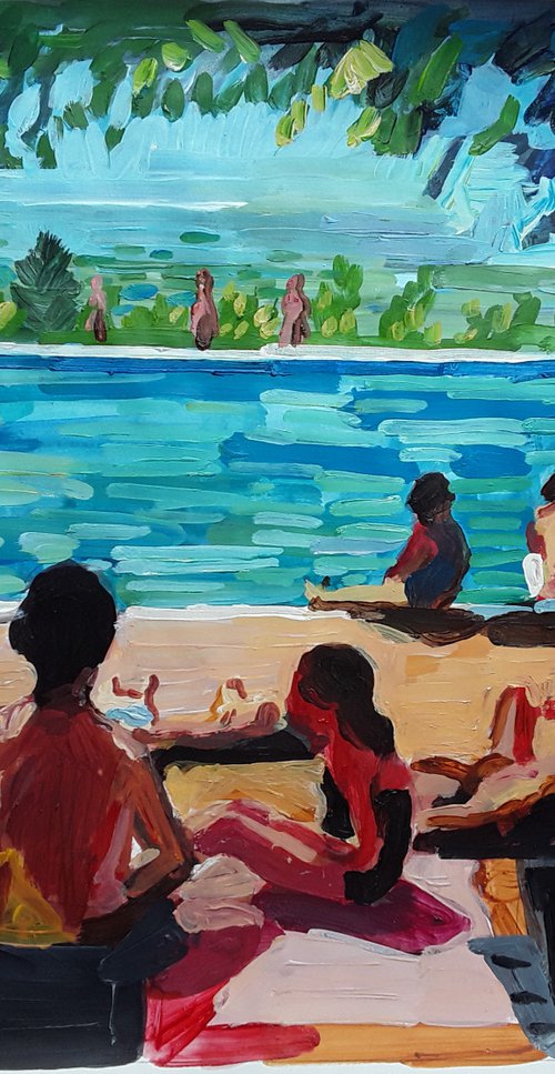 Lido in the woods by Stephen Abela
