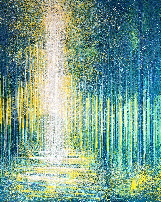 Light Through A Summer Forest