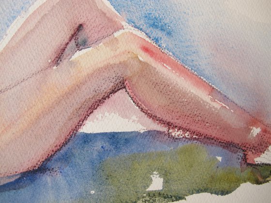 reclining female nude