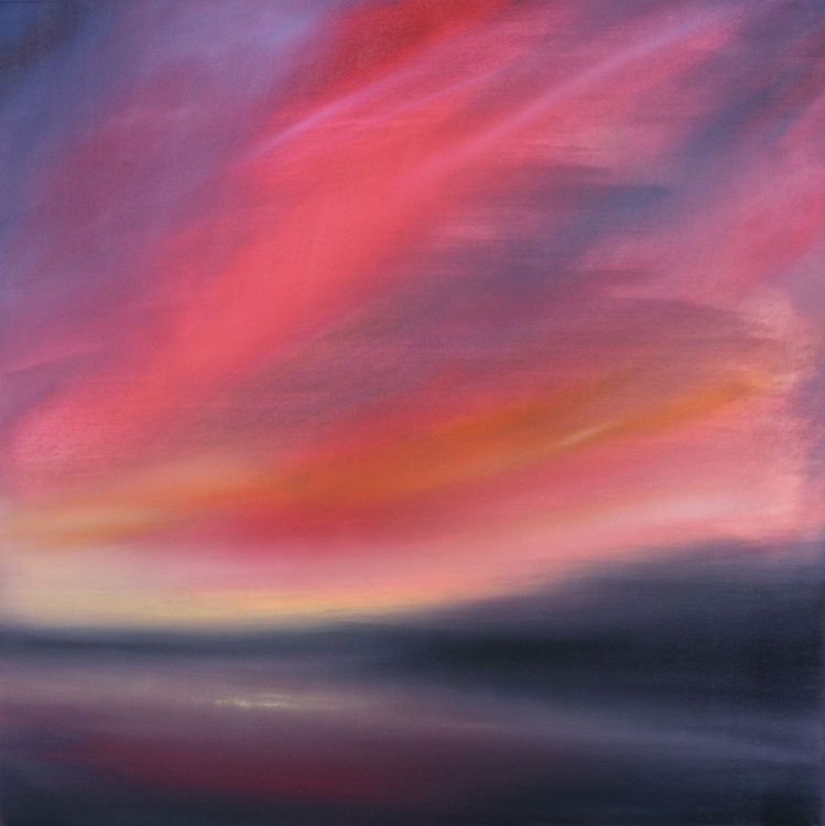 Crimson Sky Oil Painting By Jonathan Speed Artfinder