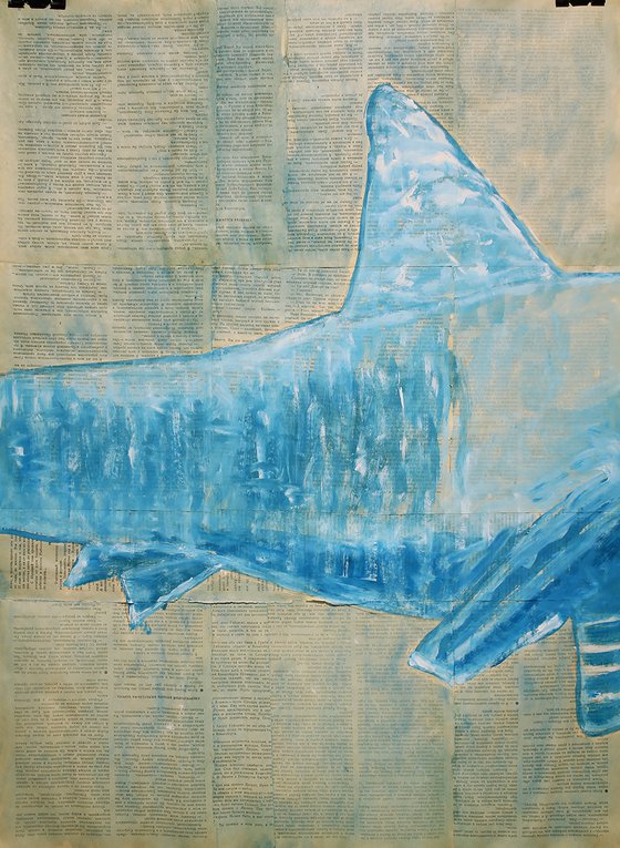 Shark. (triptych)