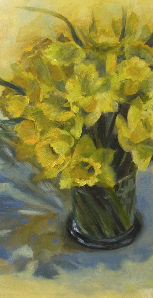 Daffodils in a Vase by Maria Stockdale