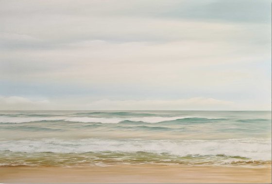 "Seashore 2" Original seascape oil art