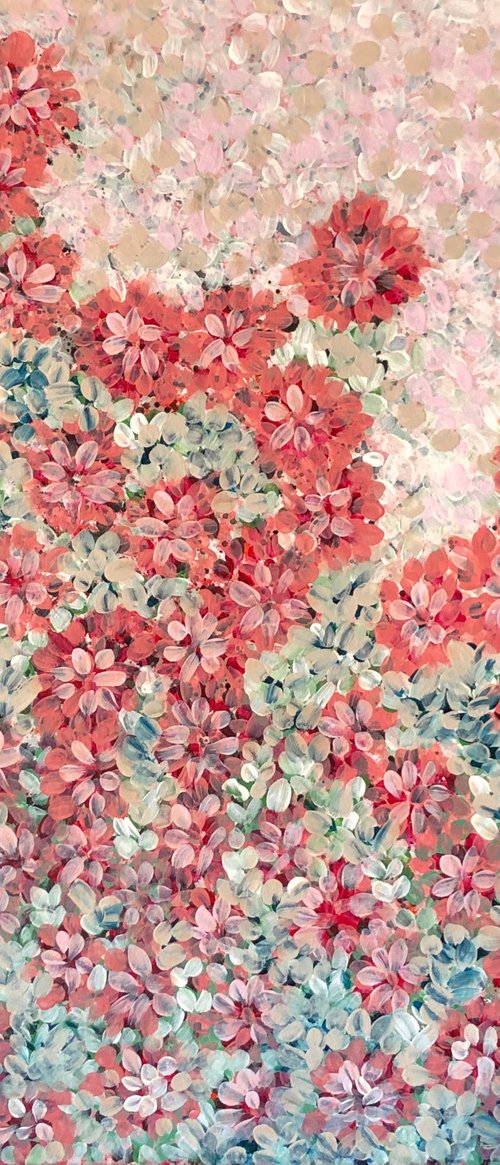 Pink Flowers - CZ20007 by Carol Zsolt