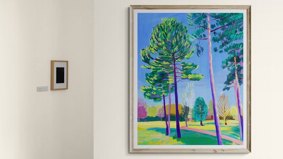 Sunlit Pines