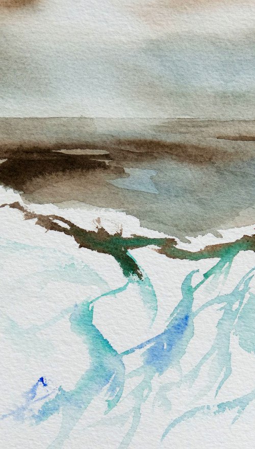 Foggy Dunes 1 by HAL BOHNER