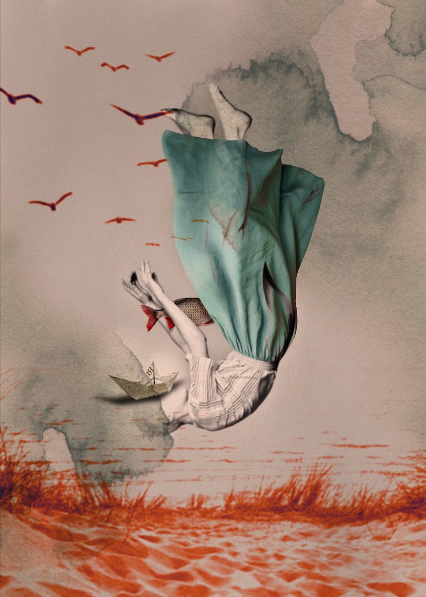 Portrait Giclee Print By Alina Lobanova, 17 X 23, Beginning, Original Artwork