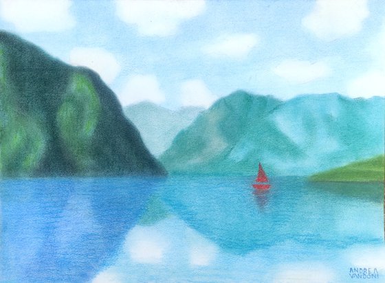LAGO D'ISEO, ITALIA