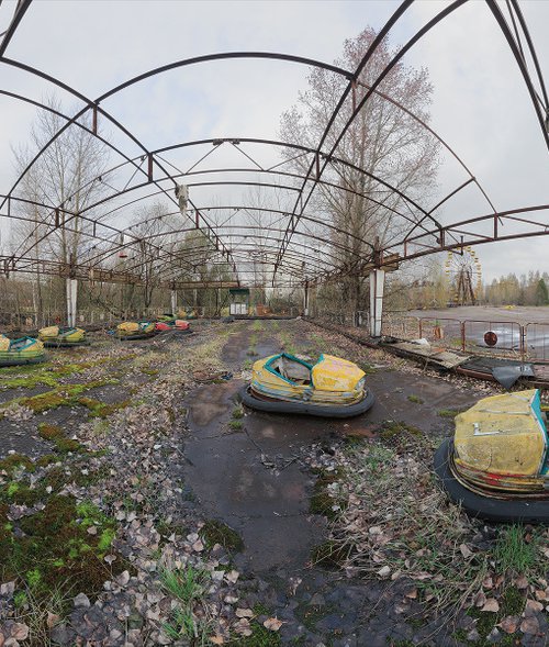 #88. Pripyat attraction park cars 1 - Original size by Stanislav Vederskyi