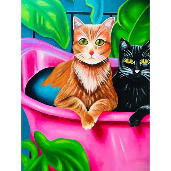 PuSsYcAtS iN tHe BaTh