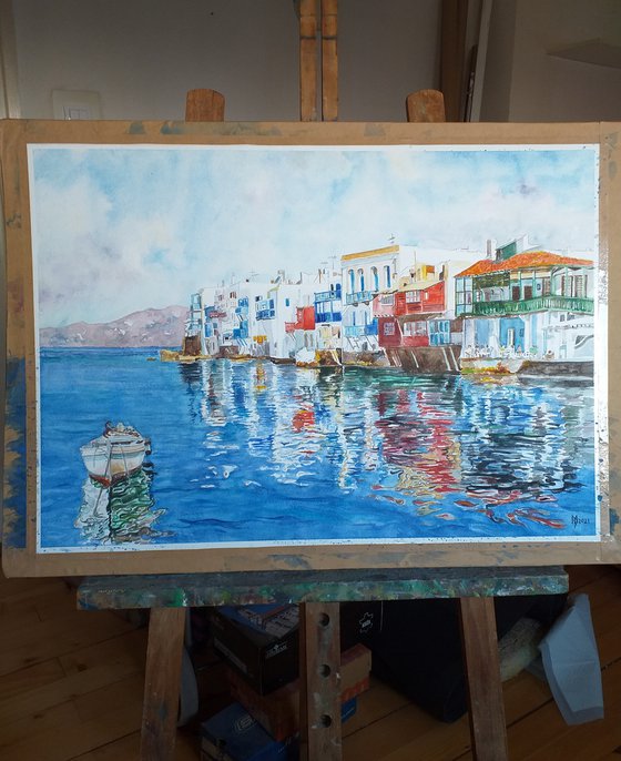 MYKONOS  GREECE  58 x 41 cm
