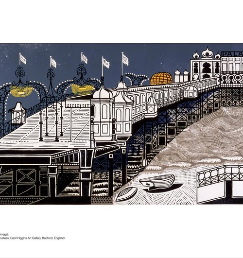 Brighton Pier by Edward Bawden