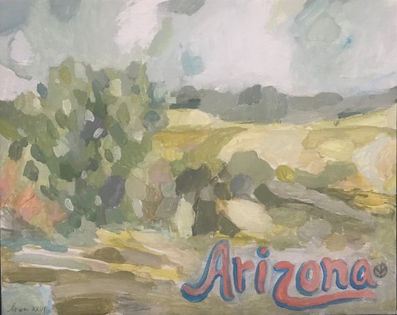 Arizona Postcard No.1—Highway Foliage