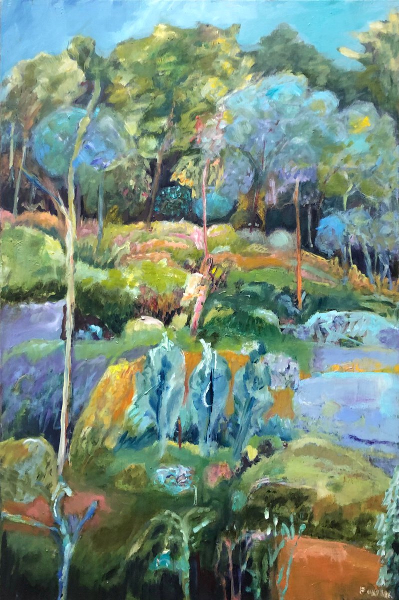 MORIALTA FALLS LANDSCAPE 2 by Maureen Finck