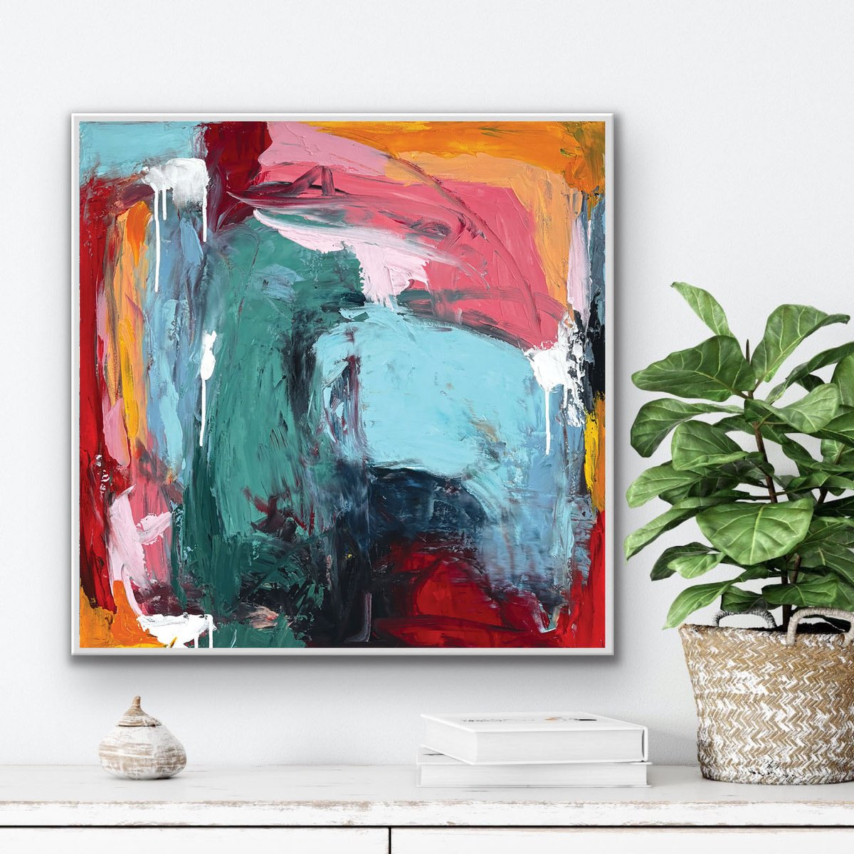 Kanoa (Framed) By Melanie Crawford, 25 X 25, Artwork For Sale On Artfinder