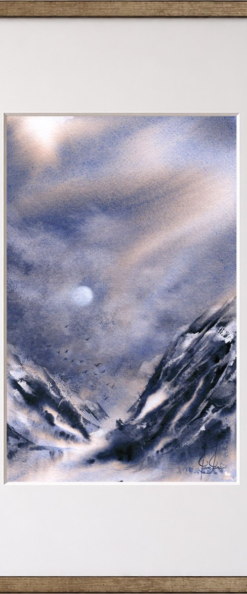 Mountains IX by ieva Janu