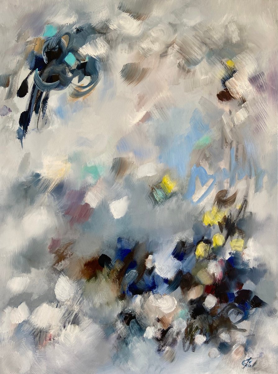 Limitless White By Junija (Yuna) Galejeva, 24 X 31, Artwork For Sale On Artfinder