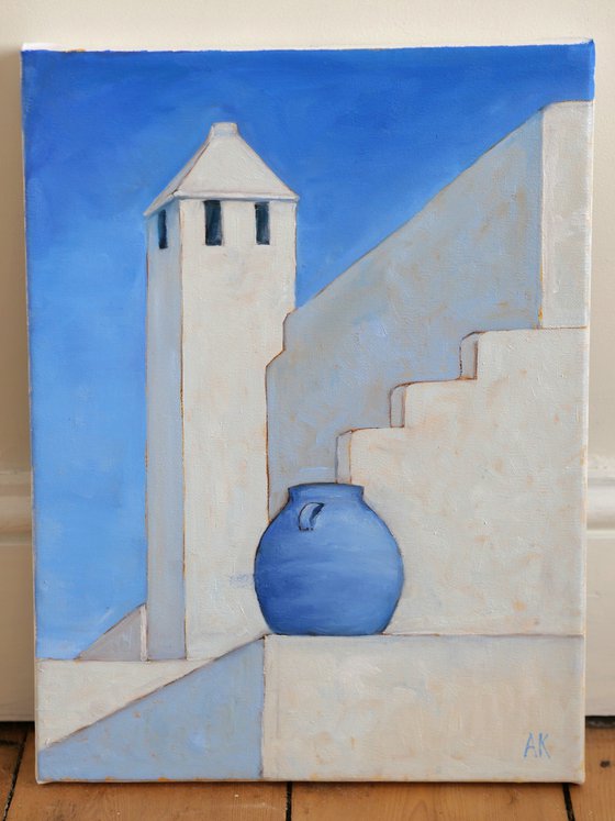 Greece in Blue and White