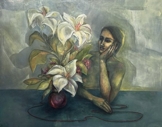 Conversation with lilies