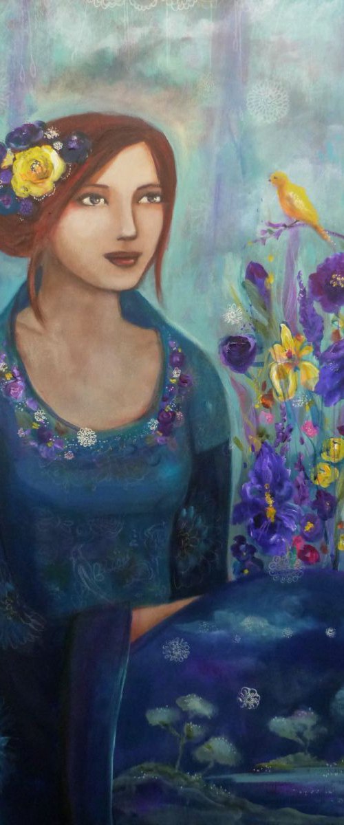 Softness in the garden "quiétude au jardin" by Loetitia Pillault