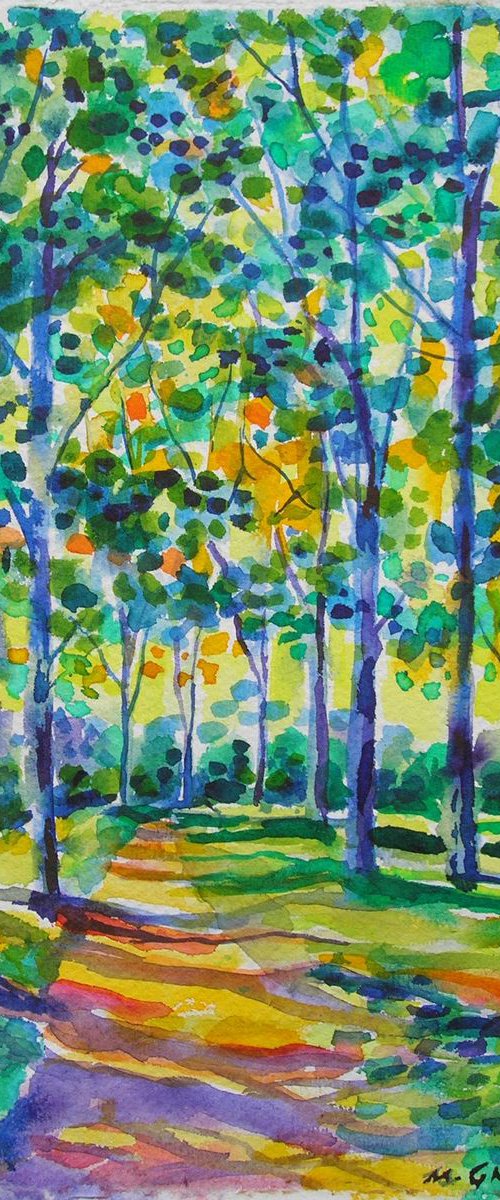 Commission: A walk in the park II by Maja Grecic