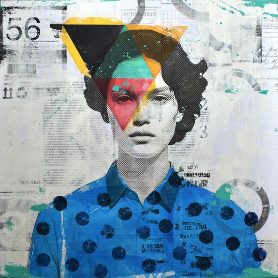 343_Geometric portrait