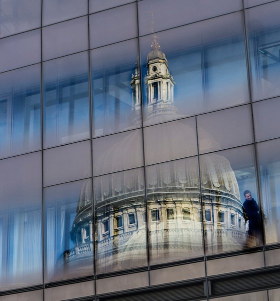 Jolly window cleaner St Paul's  1/20 12"X8"