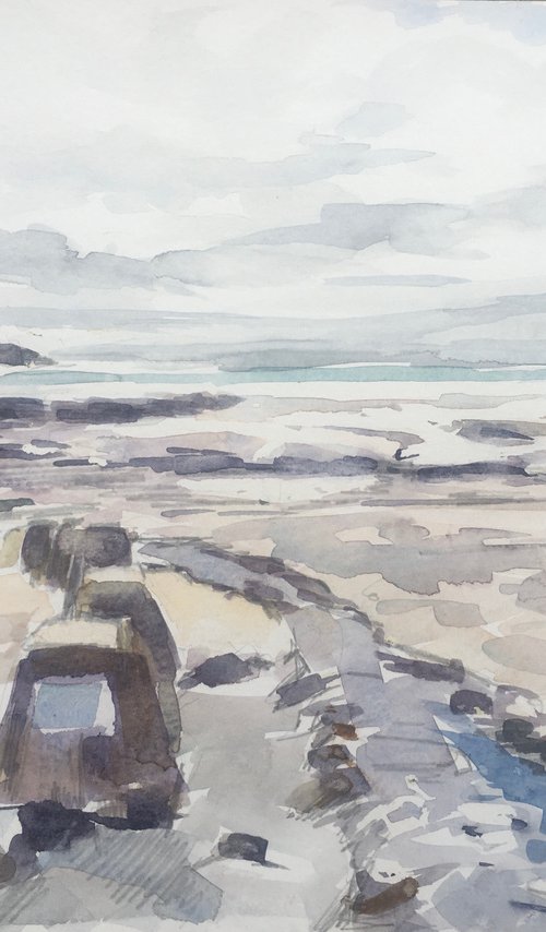 Crackington Haven, Cornwall by Louise Gillard