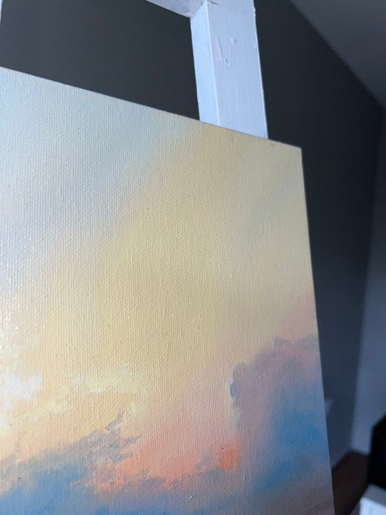 Hawaiian sunset hand-painted Oil Painting