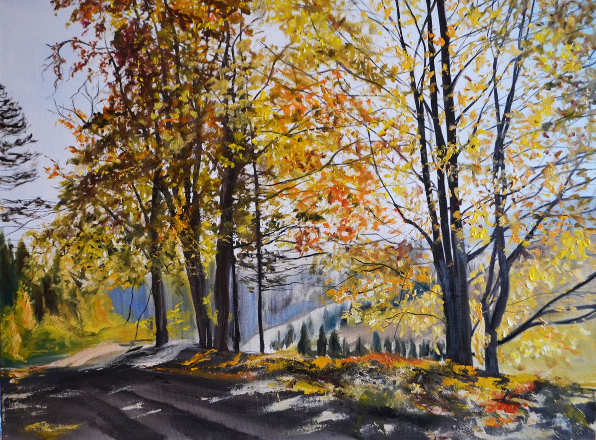 Autumn in the Mountains by Valeriia Radziievska
