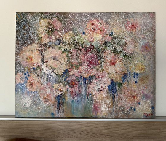 Snow waltz. Roses and wild grapes.