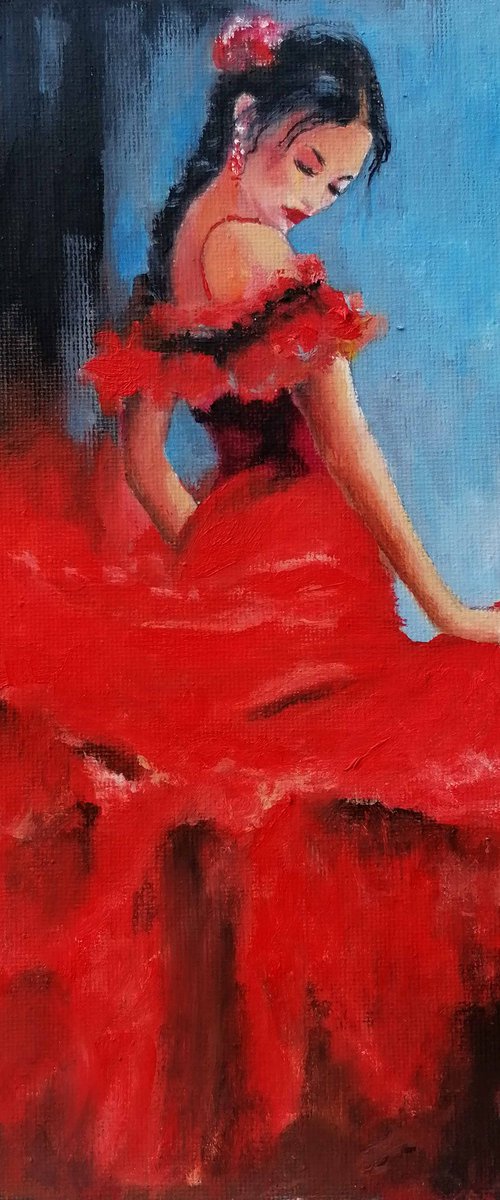 Flamenco Dancer 25-2 by Susana Z. Harris