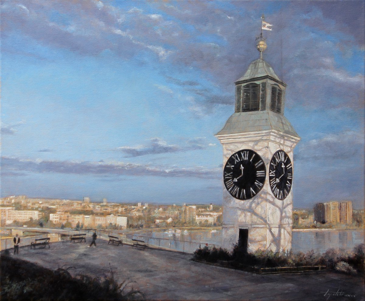 Novi Sad from Petrovaradin fortress by Darko Topalski