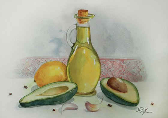 Olive oil and avocado