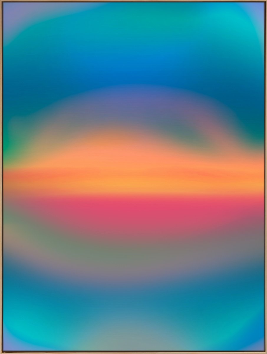 Organic Landscape Acrylic Painting By Jonas Peres, 30 X 39, Sweet Soul, Study 8, Original Artwork