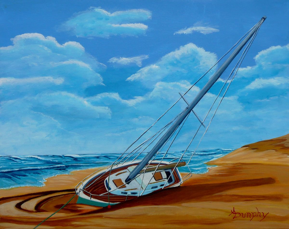 Blown Ashore by Dunphy Fine Art
