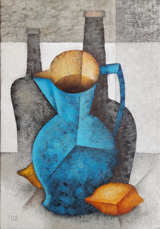 Still Life with Blue Jug