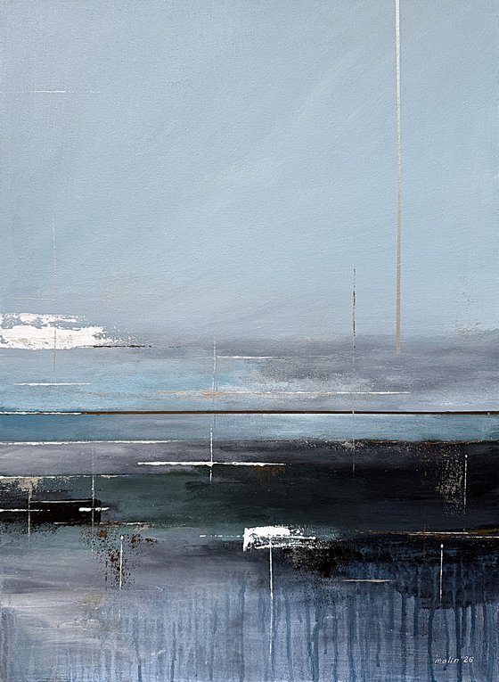 Aligned Stillness Diptych