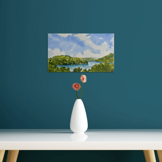 Two River Dart Paintings