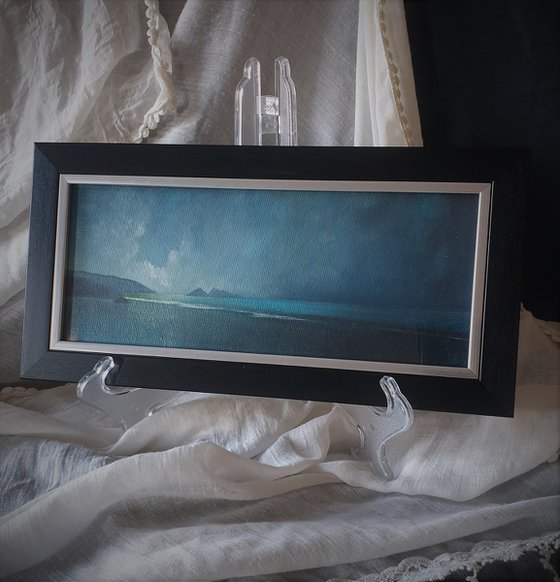 Moonstone Series - Holywell Bay, abstract seascape