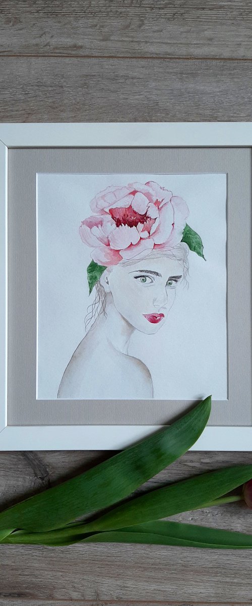 Lady Flower by Luba Ostroushko