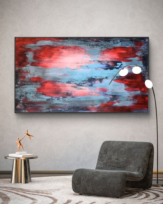 REFLECTION I - Contemporary Abstract Painting