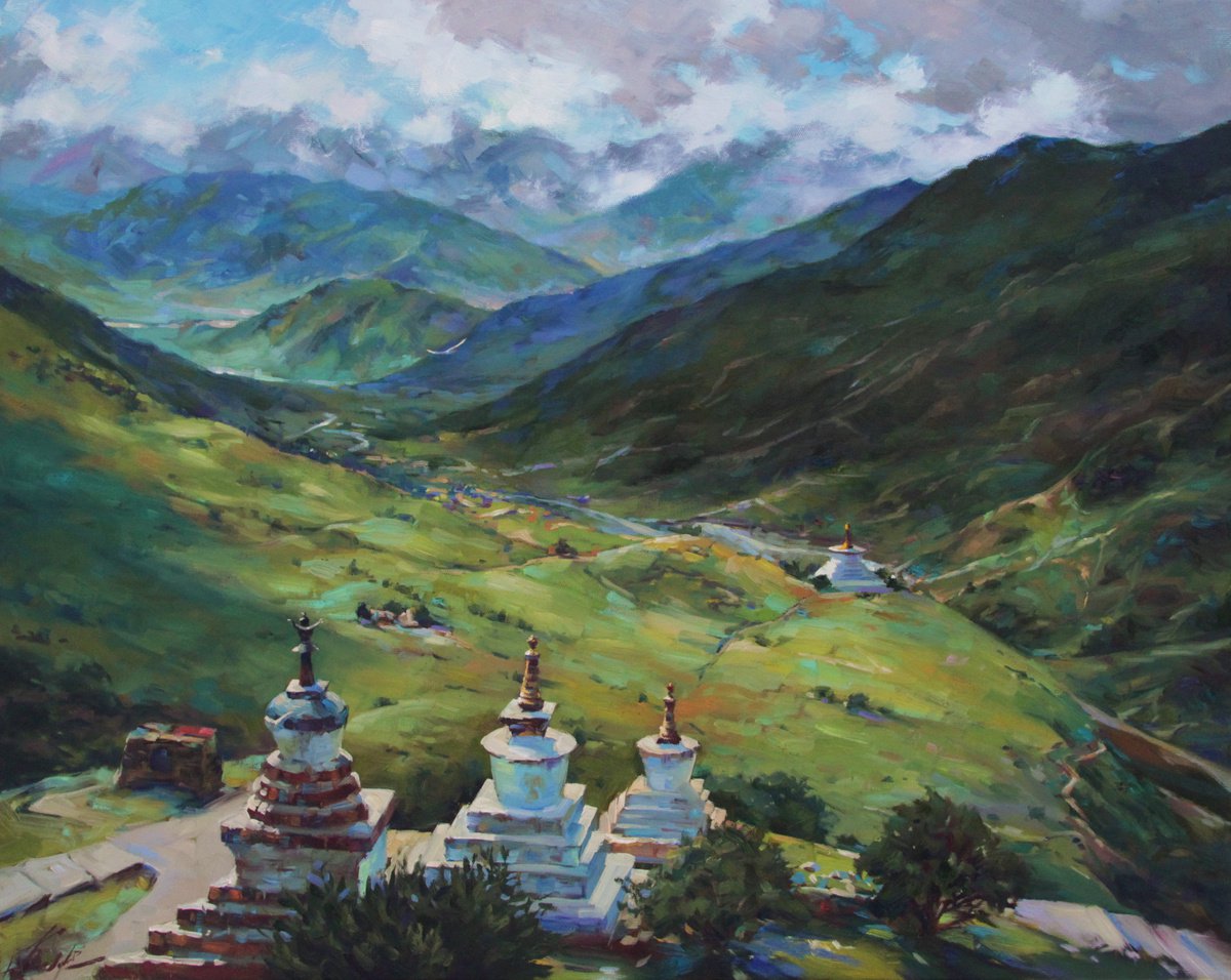 Valley of Tibet by Natalia Kakhtiurina