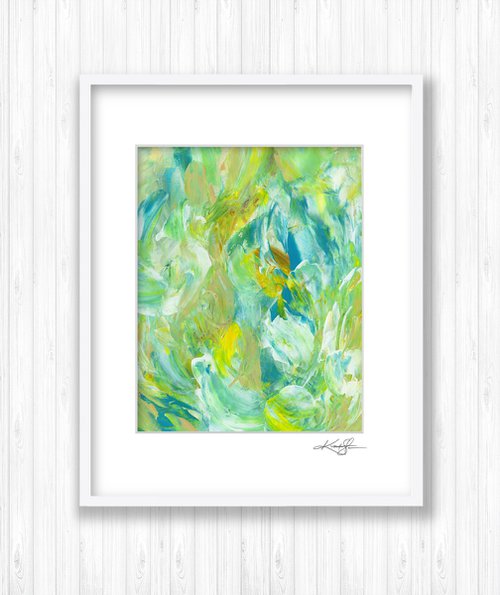 Tranquility Blooms 16 - Flower Painting by Kathy Morton Stanion by Kathy Morton Stanion